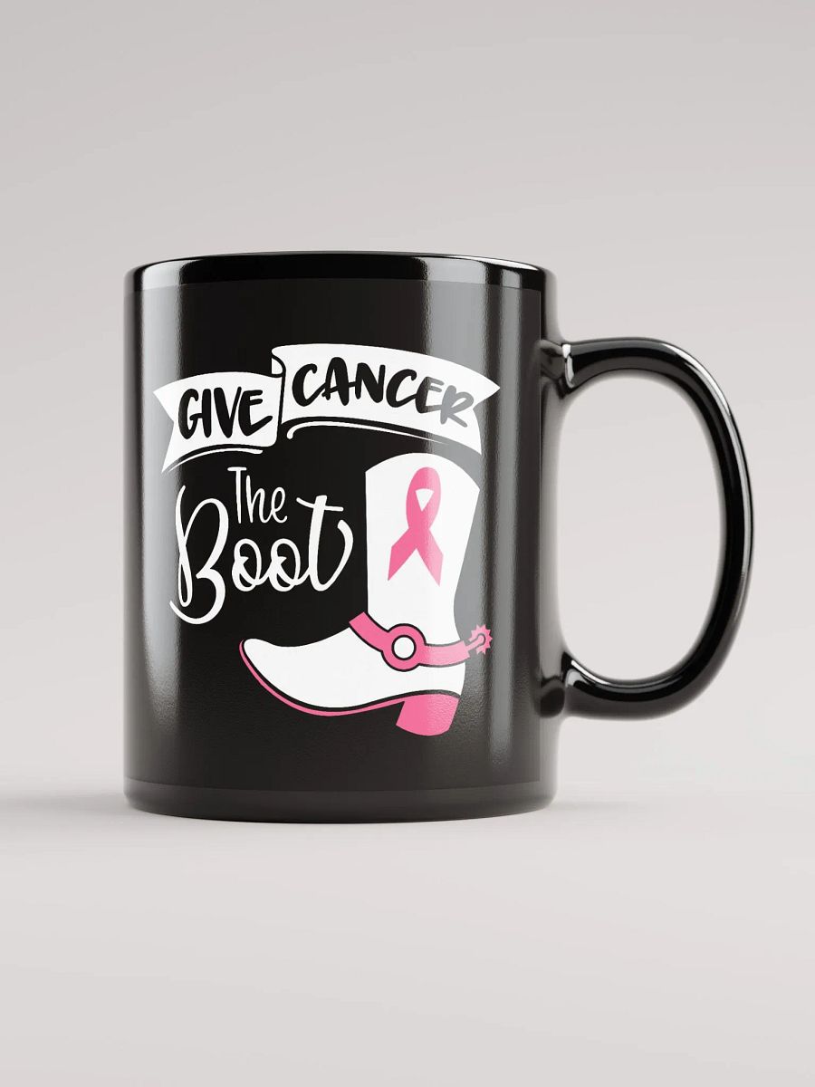 Give Cancer The Boot Mug product image (1)