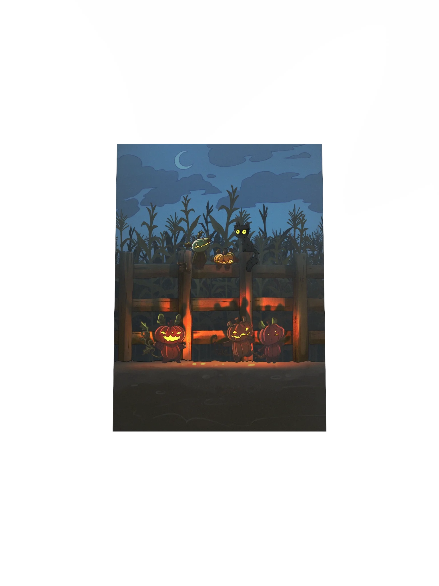 November Evening Possum Print product image (7)