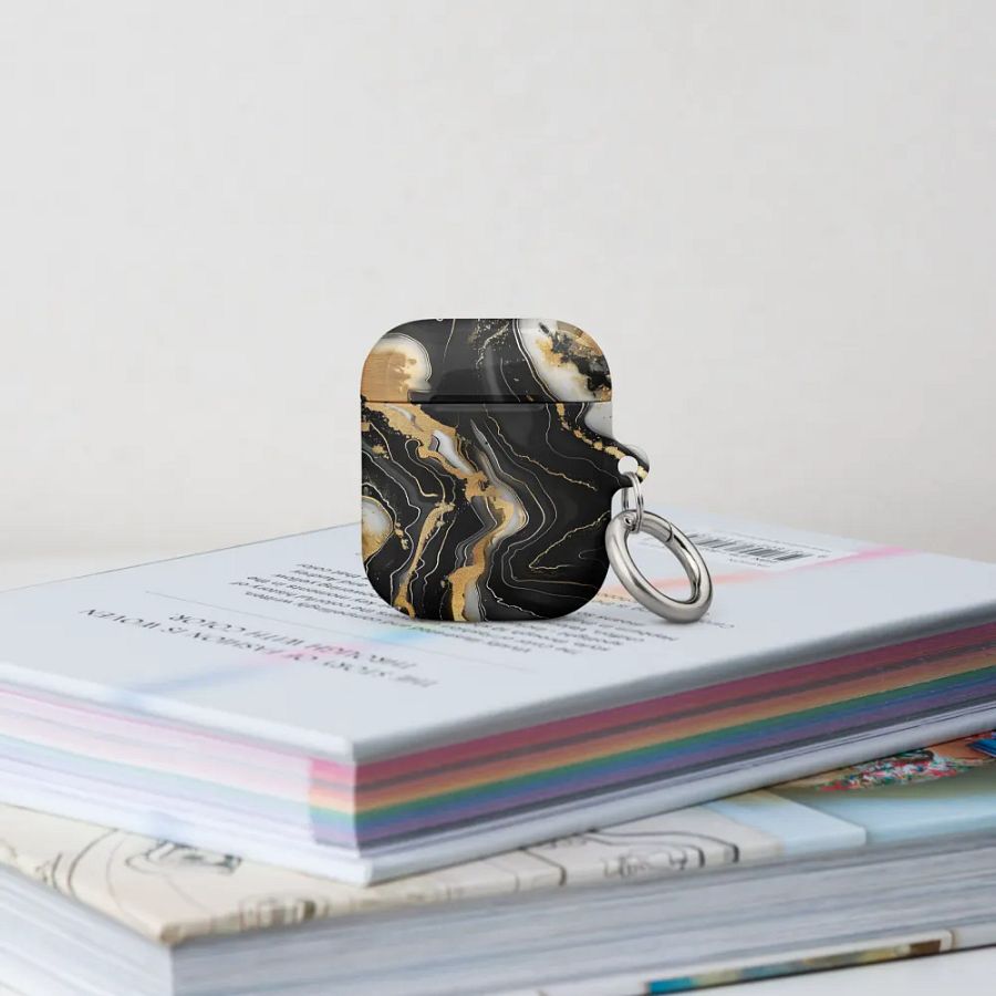 Luxury Marbled All-Over Print AirPods® Case product image (3)