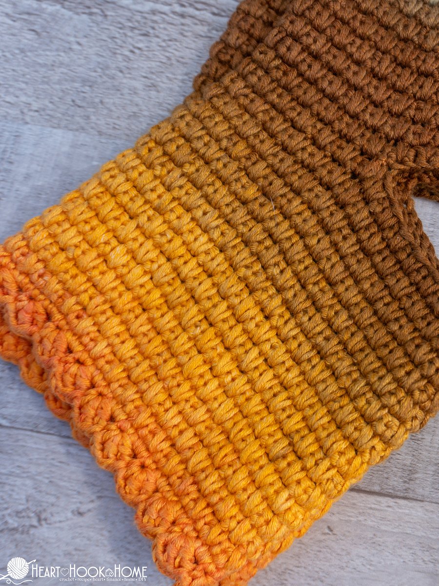 Double Moss Crochet Sock Pattern product image (2)