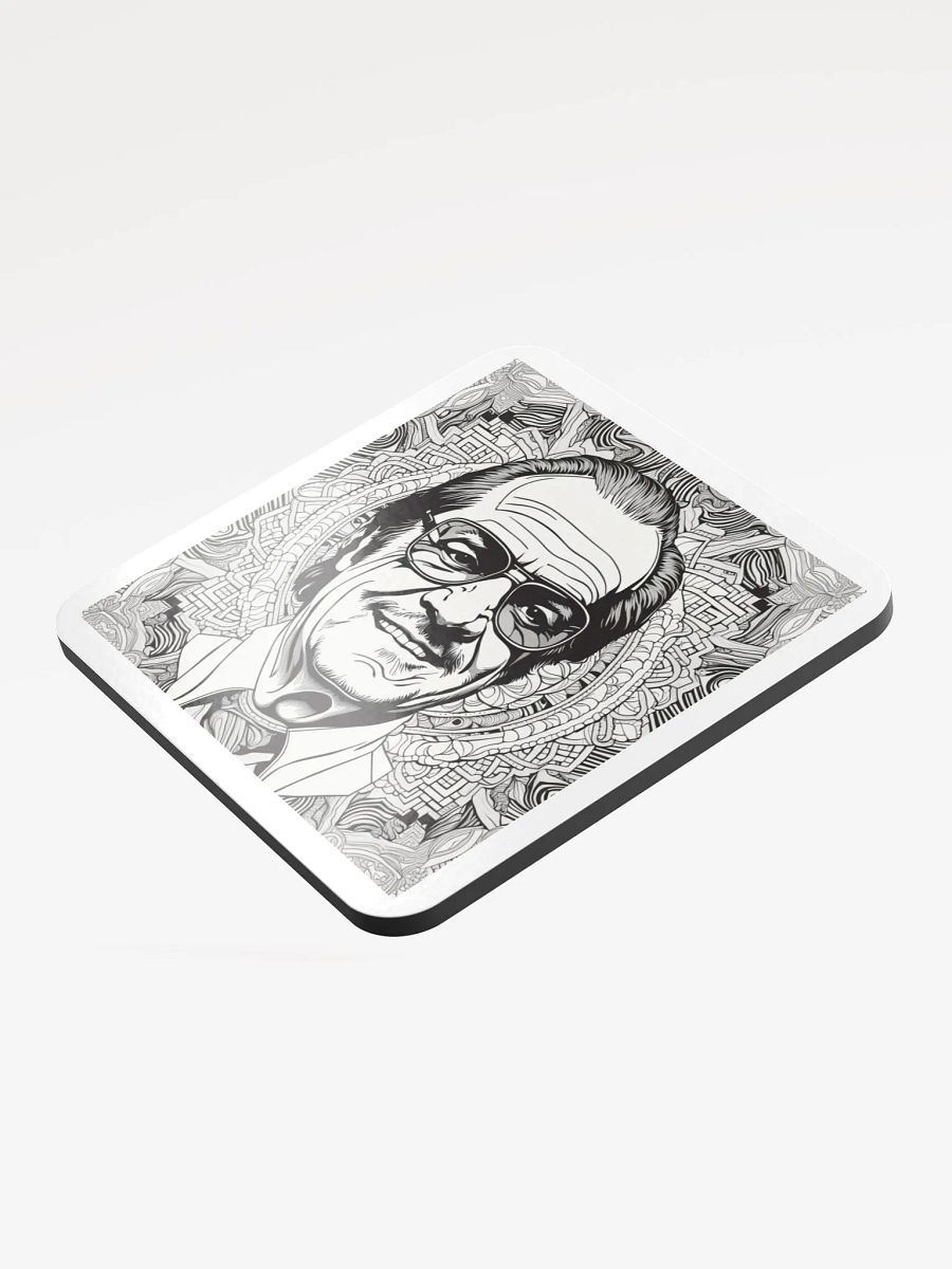 Geometric Gentleman Cork Coaster product image (3)