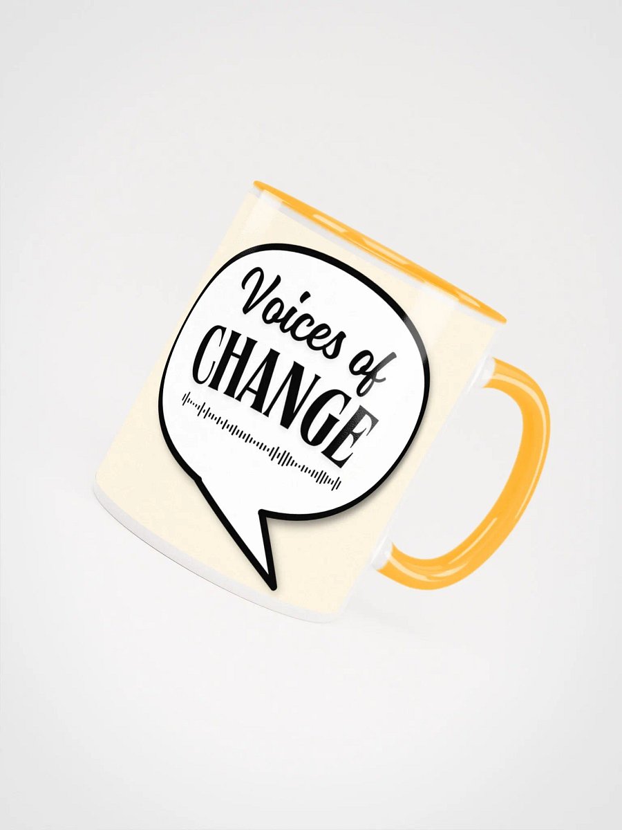Yellow color block Coffee Mug product image (4)