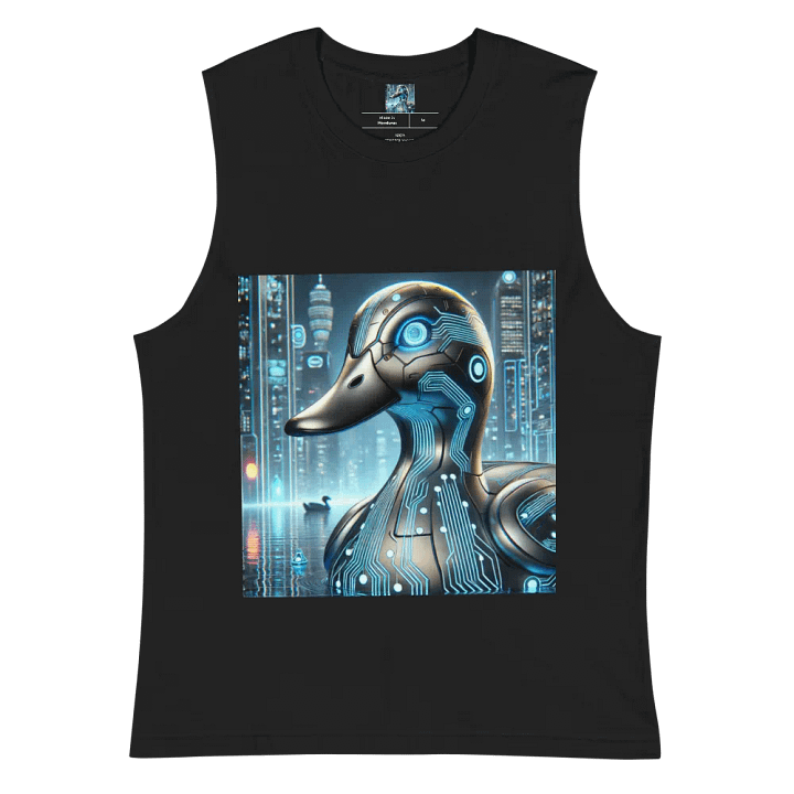 Cybernetic Duck Circuit Muscle Tank product image (2)