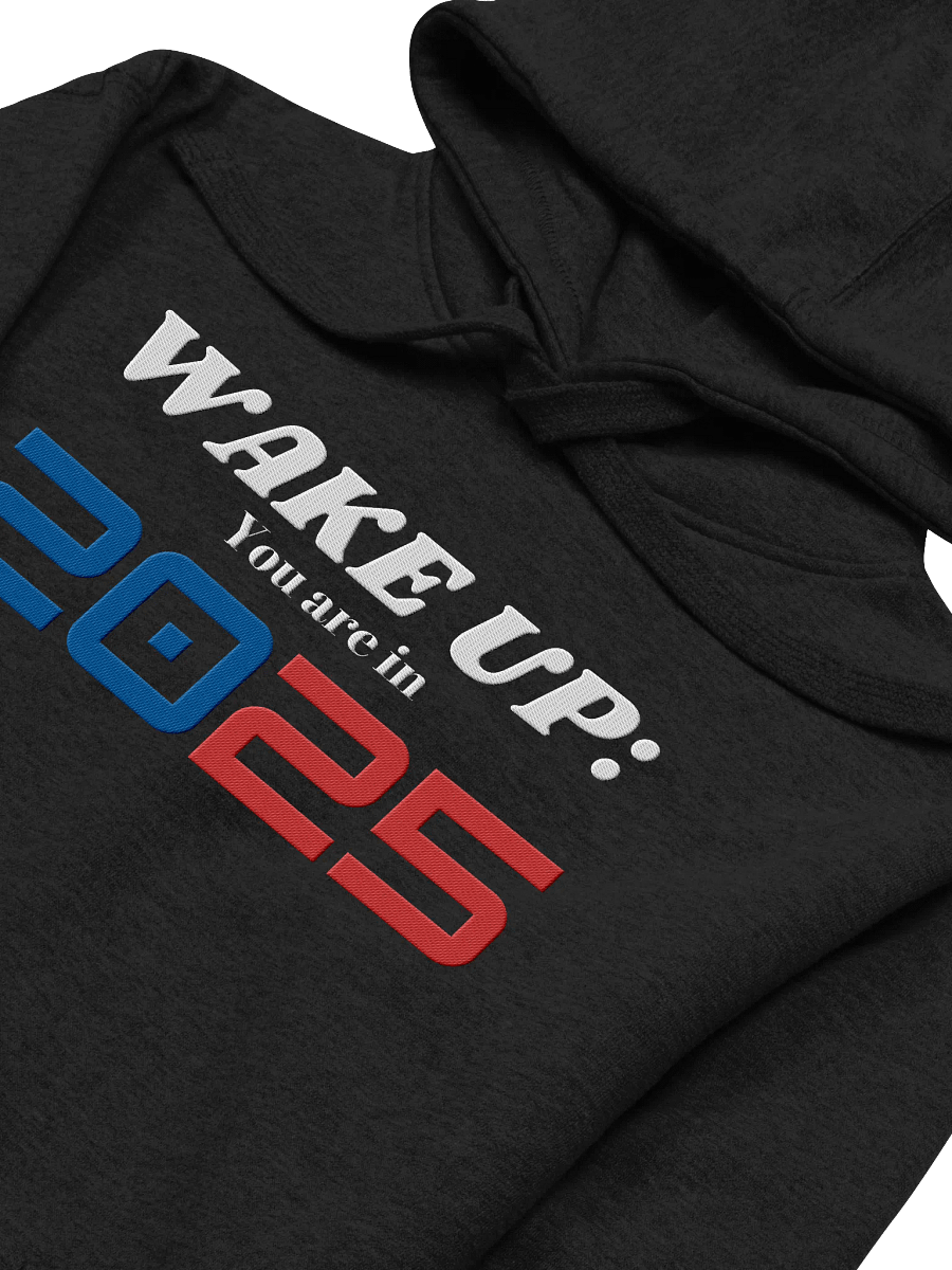 Wake Up: You Are In 2025 Embroidered Design To Cheers New Year Unisex Hoodie product image (33)