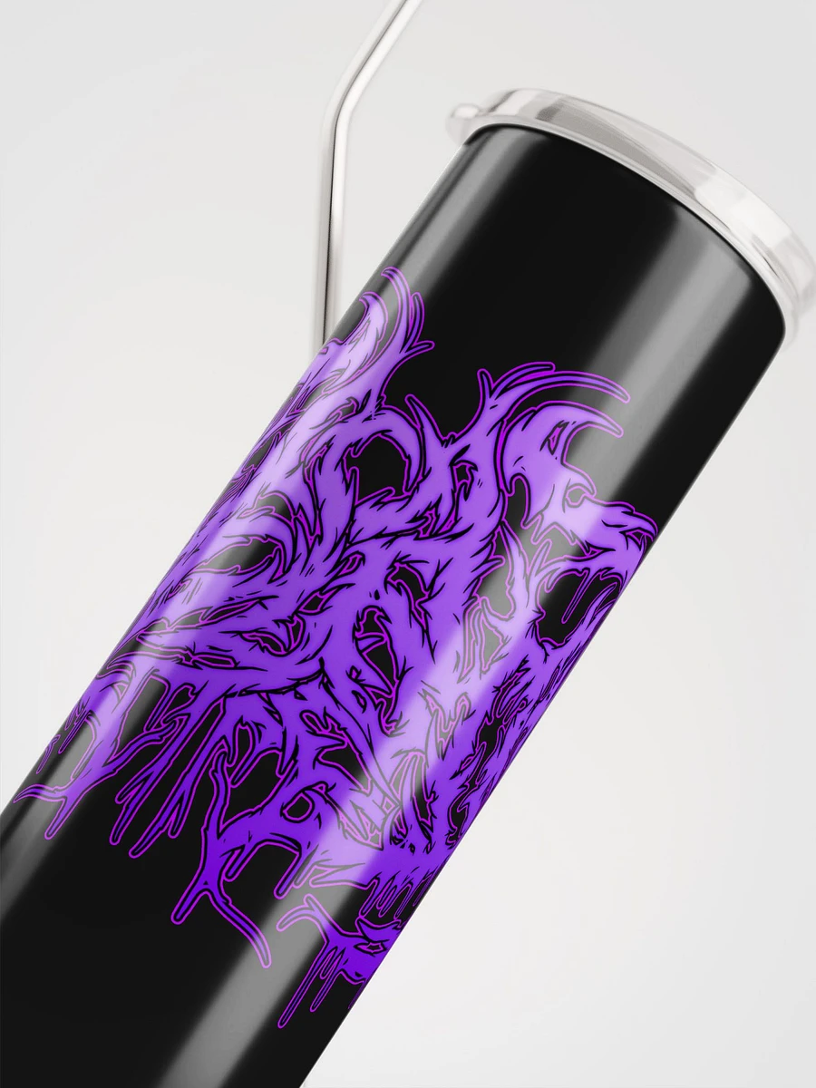 Purple metal Logo Black Tumbler product image (5)