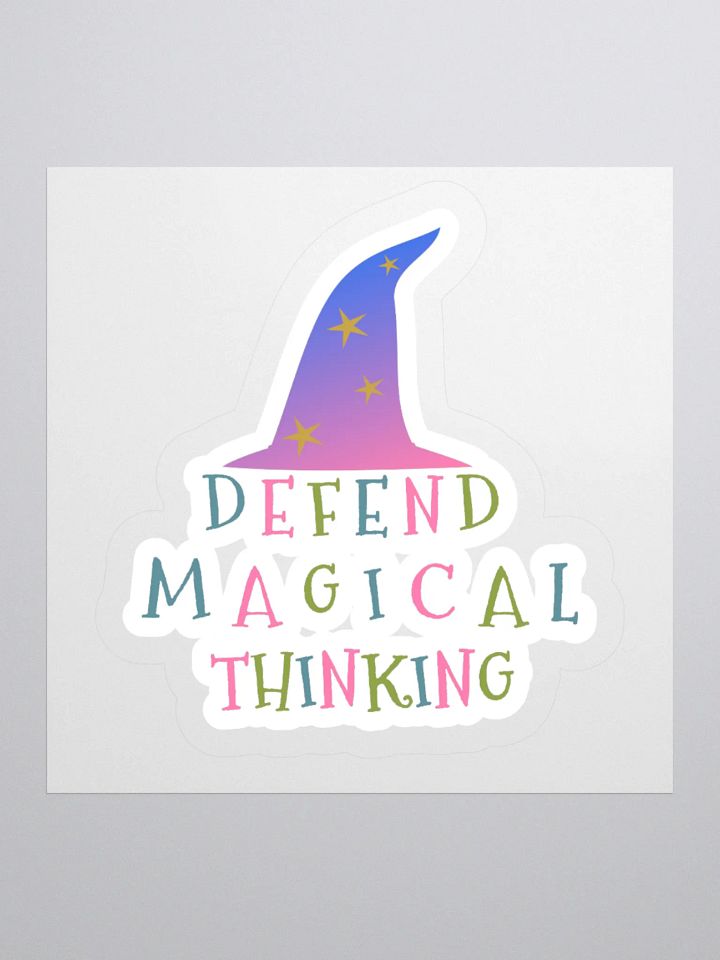 Defend Magical Thinking Sticker product image (1)