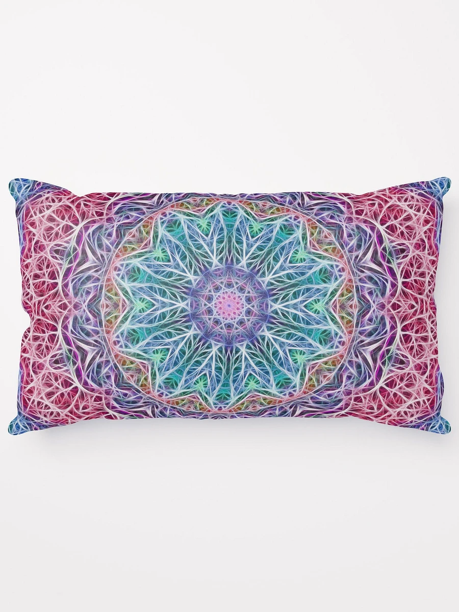 Blue and Pink Kaleidoscope Throw Pillow product image (13)