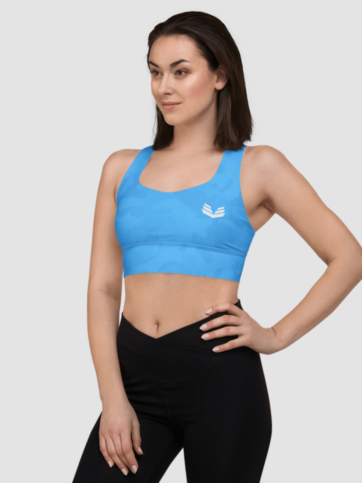 Longline Sports Bra - Skybound Camo product image (2)