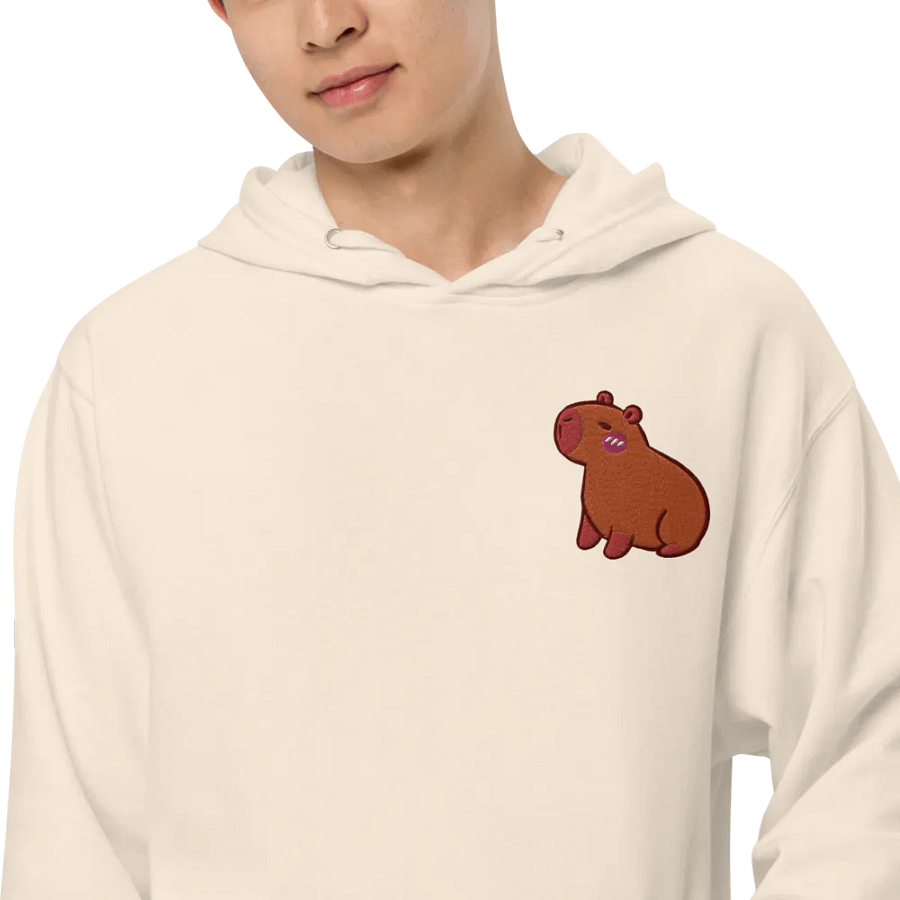 Zen Capybara Embroidered Midweight Hoodie product image (3)