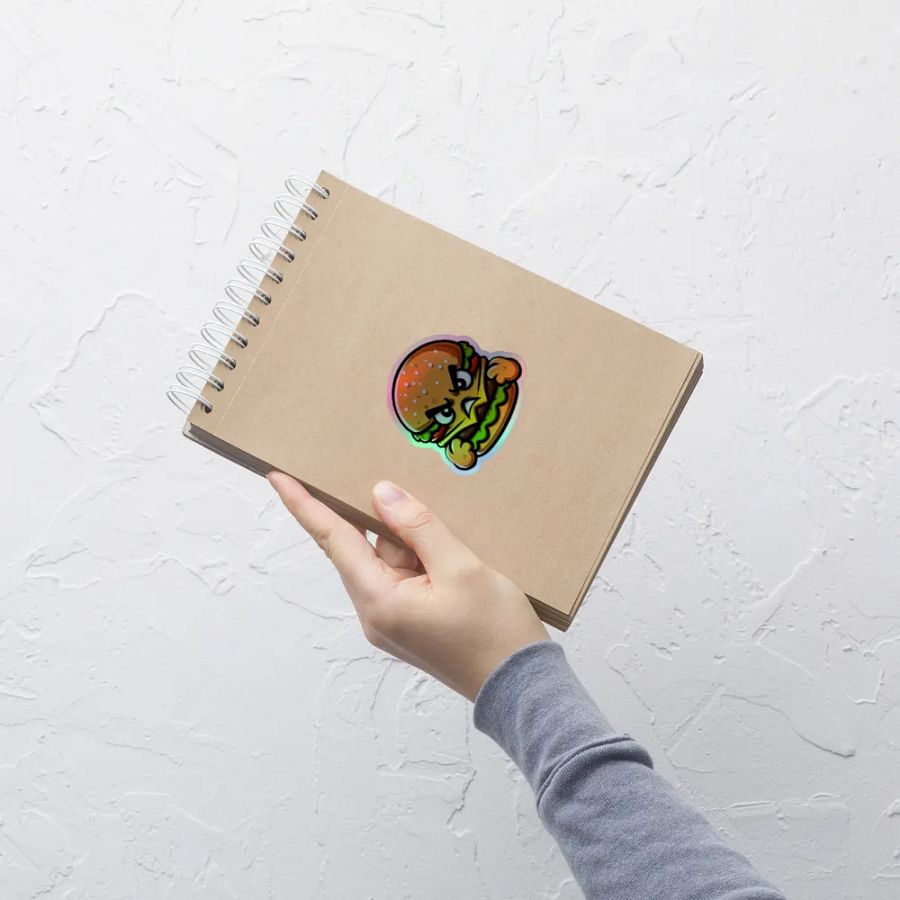 Angry Burger Holographic Sticker Sheet product image (9)