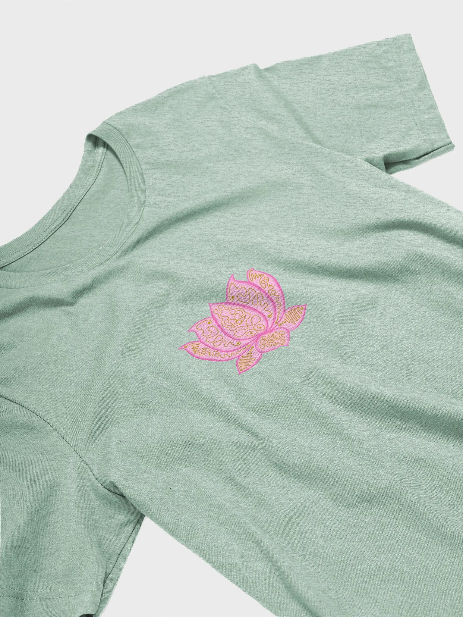 Golden Lotus Elegance T-Shirt product image (3)