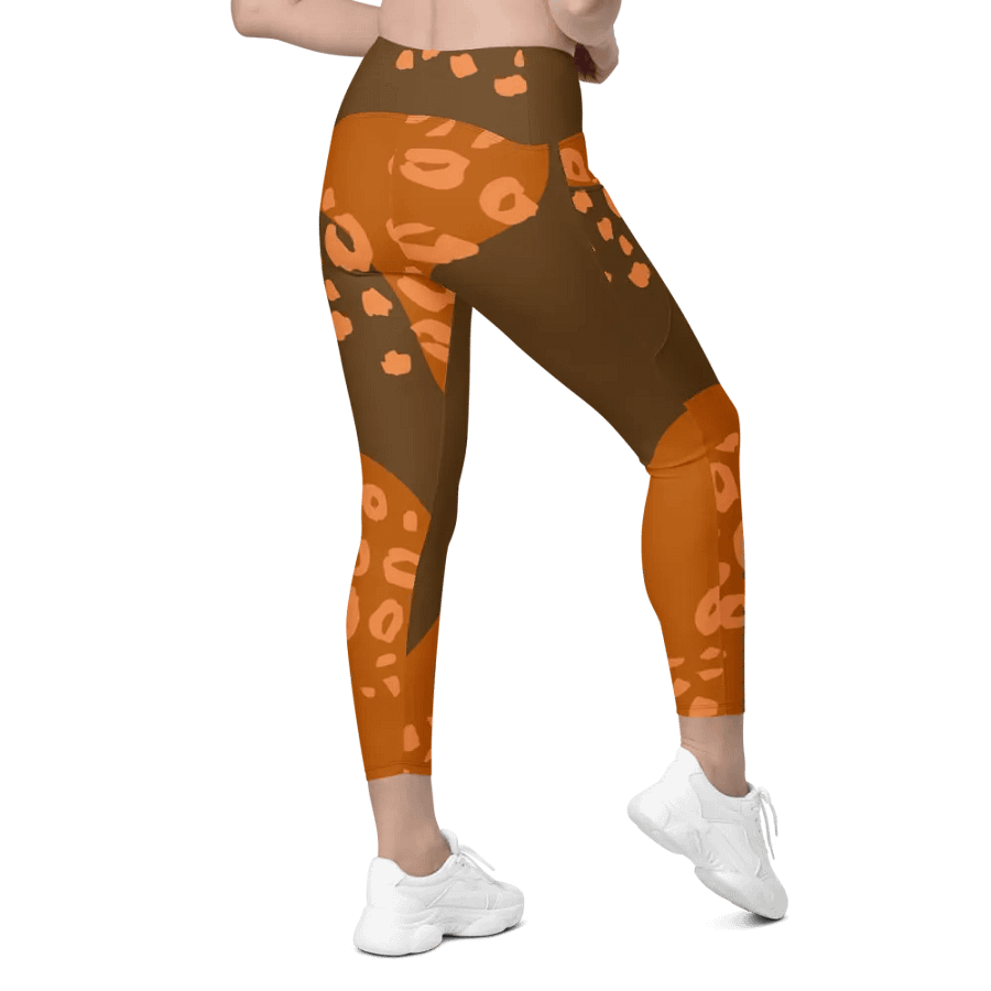 Orange Organic Flow All-Over Leggings product image (9)