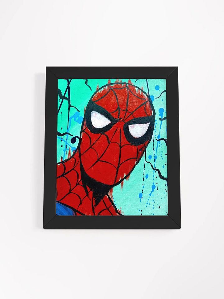 Arachnid Man Guy Abstract (Framed Print) product image (1)