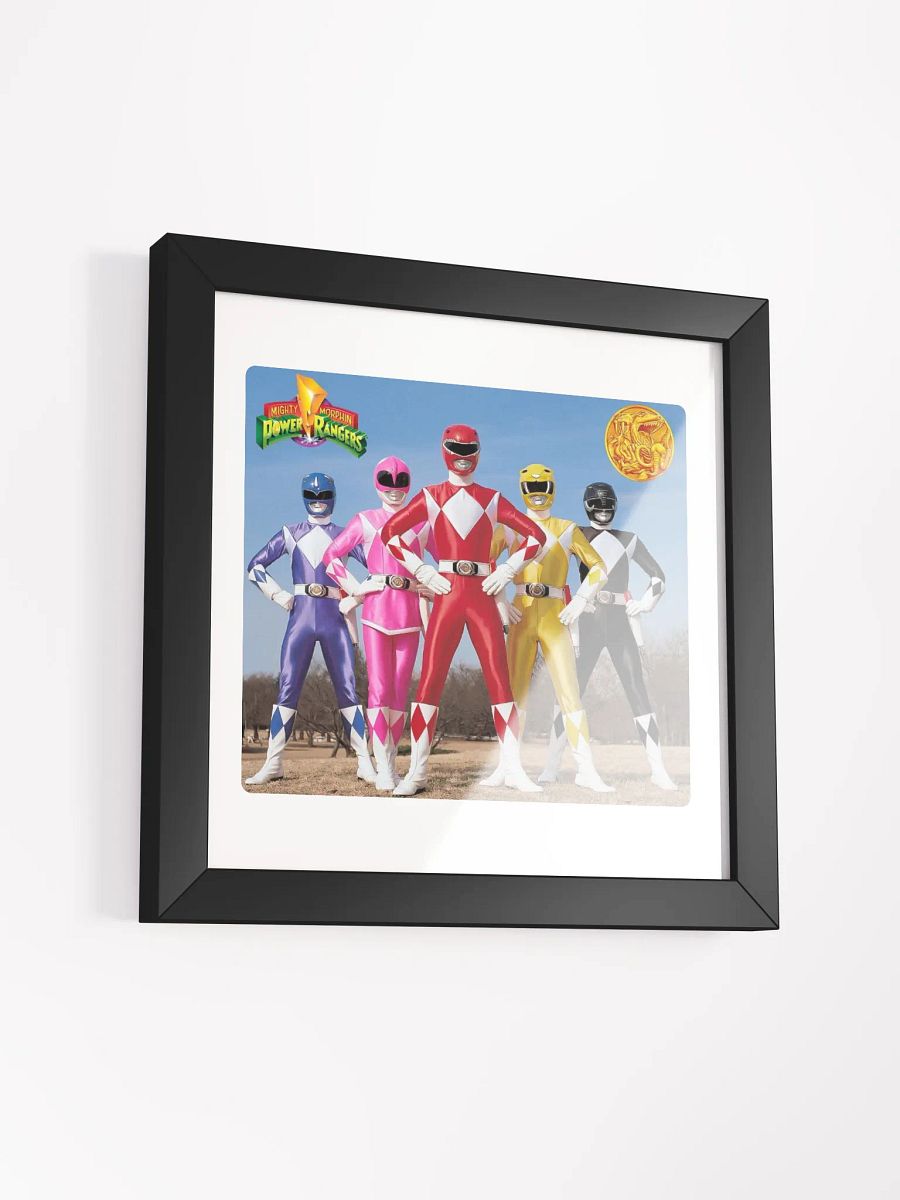 Colorful Power Rangers Squad Framed Poster product image (20)