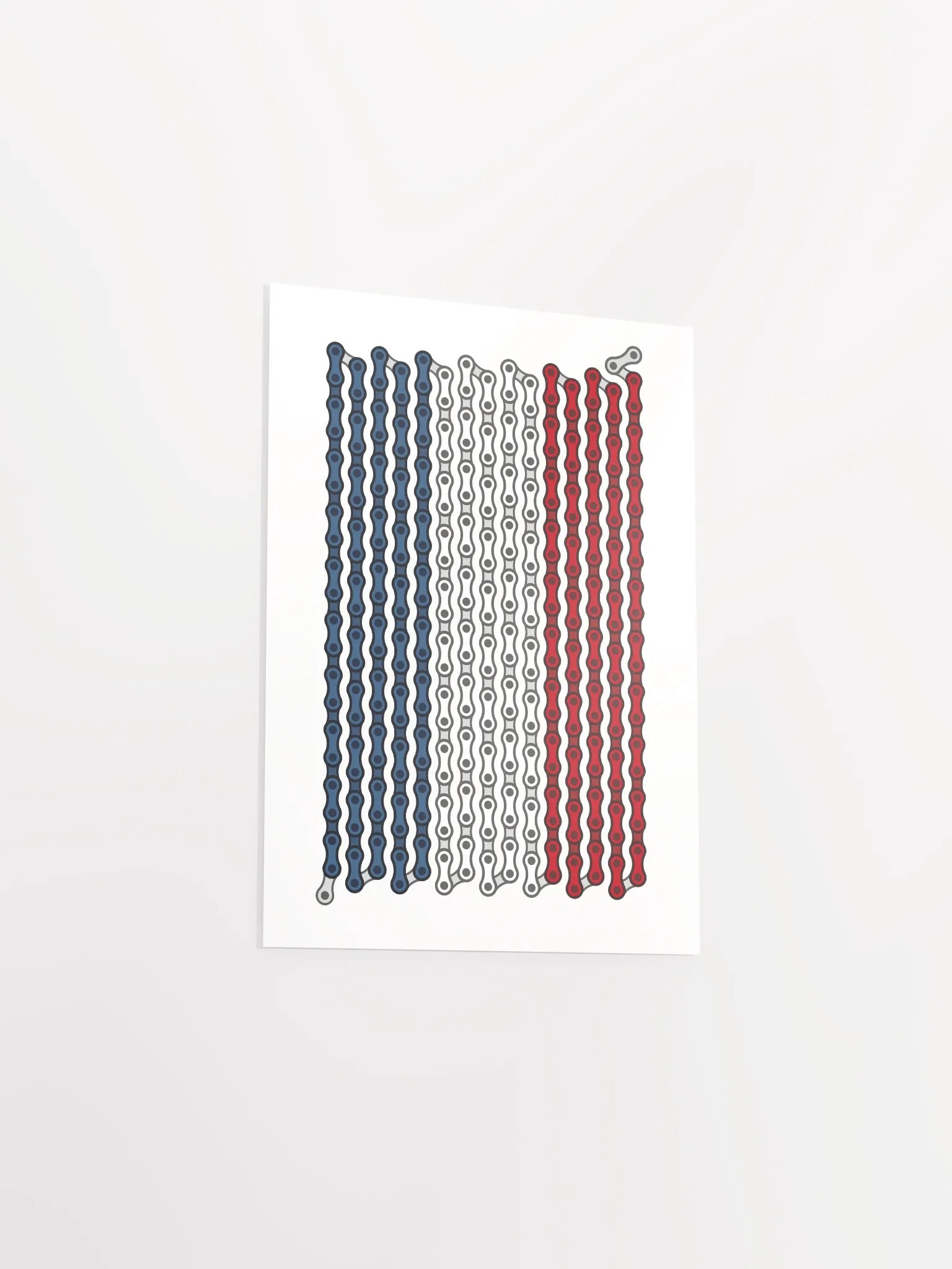Netherlands Bike Chain Flag Poster product image (9)