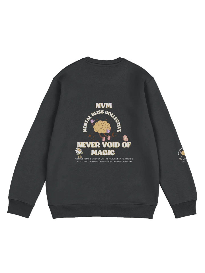 NVM Never Void of Magic Unisex Organic Sweatshirt – Embrace Your Inner Magic product image (2)