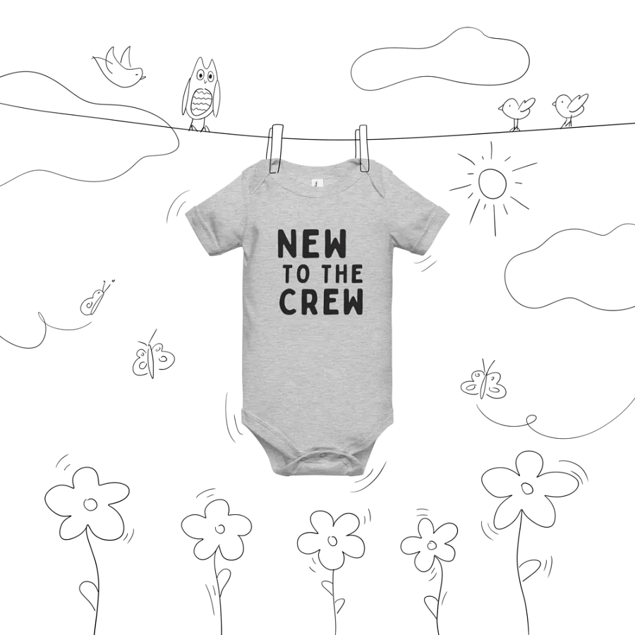 NEW TO THE CREW Baby Short Sleeve Onesie product image (9)