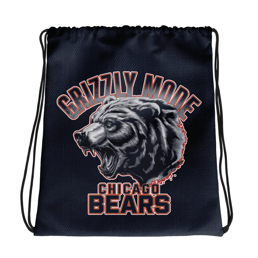 Grizzly Mode Jean Texture Drawstring Backpack | Chicago Bears | NFL Home Locker product image (1)