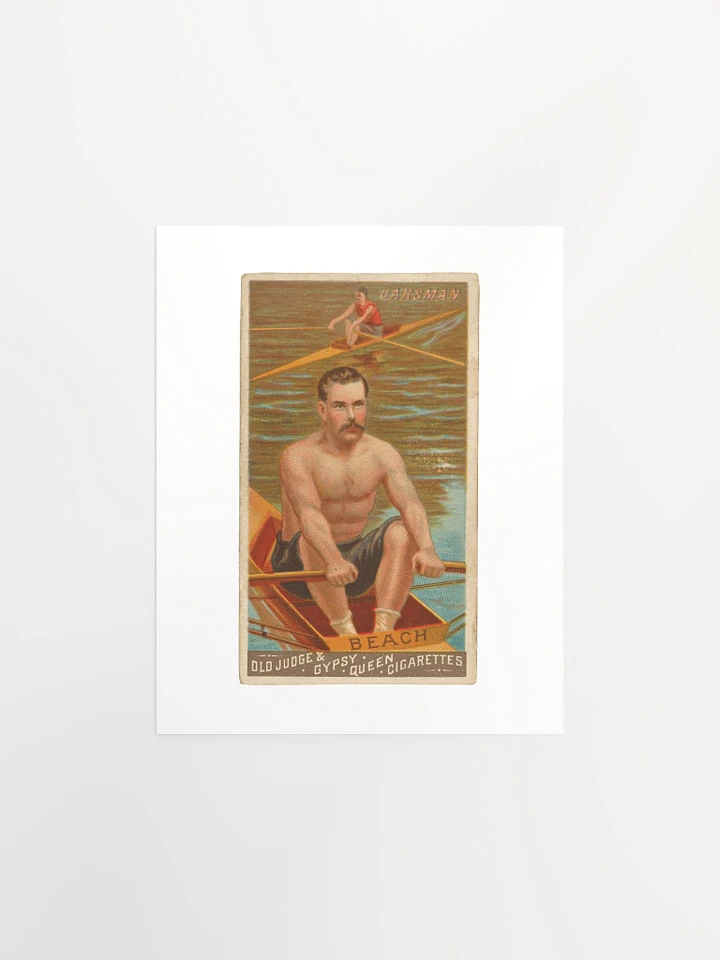 Beach, Oarsman, From The Goodwin Champion Series (1888) - Print product image (1)