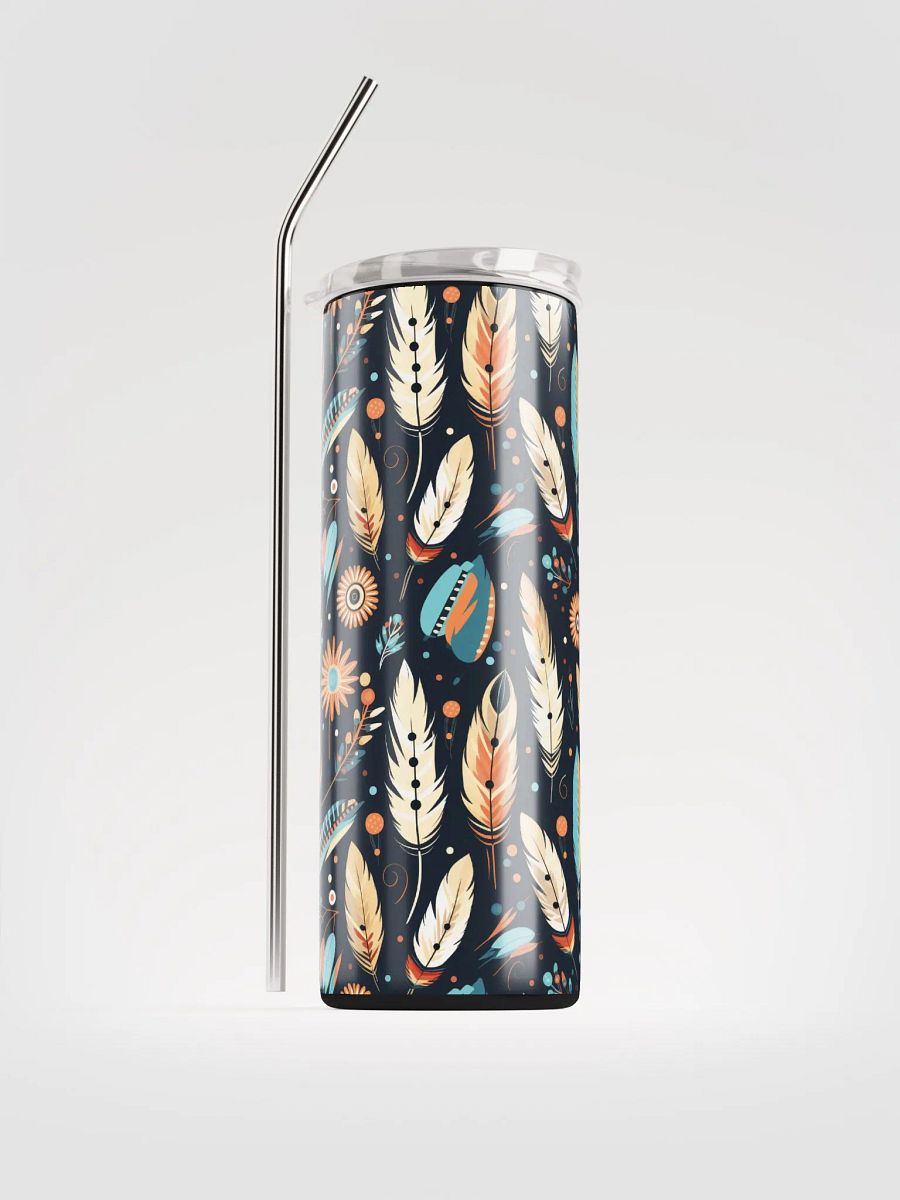Harmonious Feathers Stainless Steel Tumbler product image (1)
