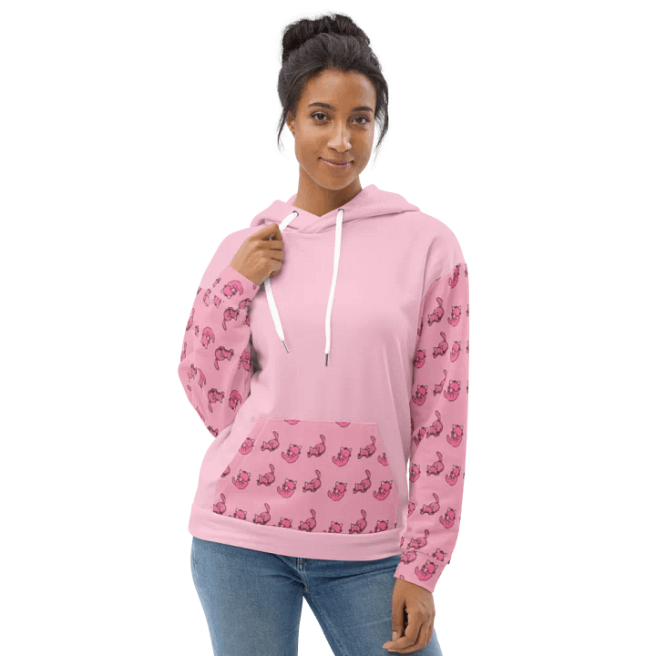 Pink Cat Paradise Hoodie product image (2)