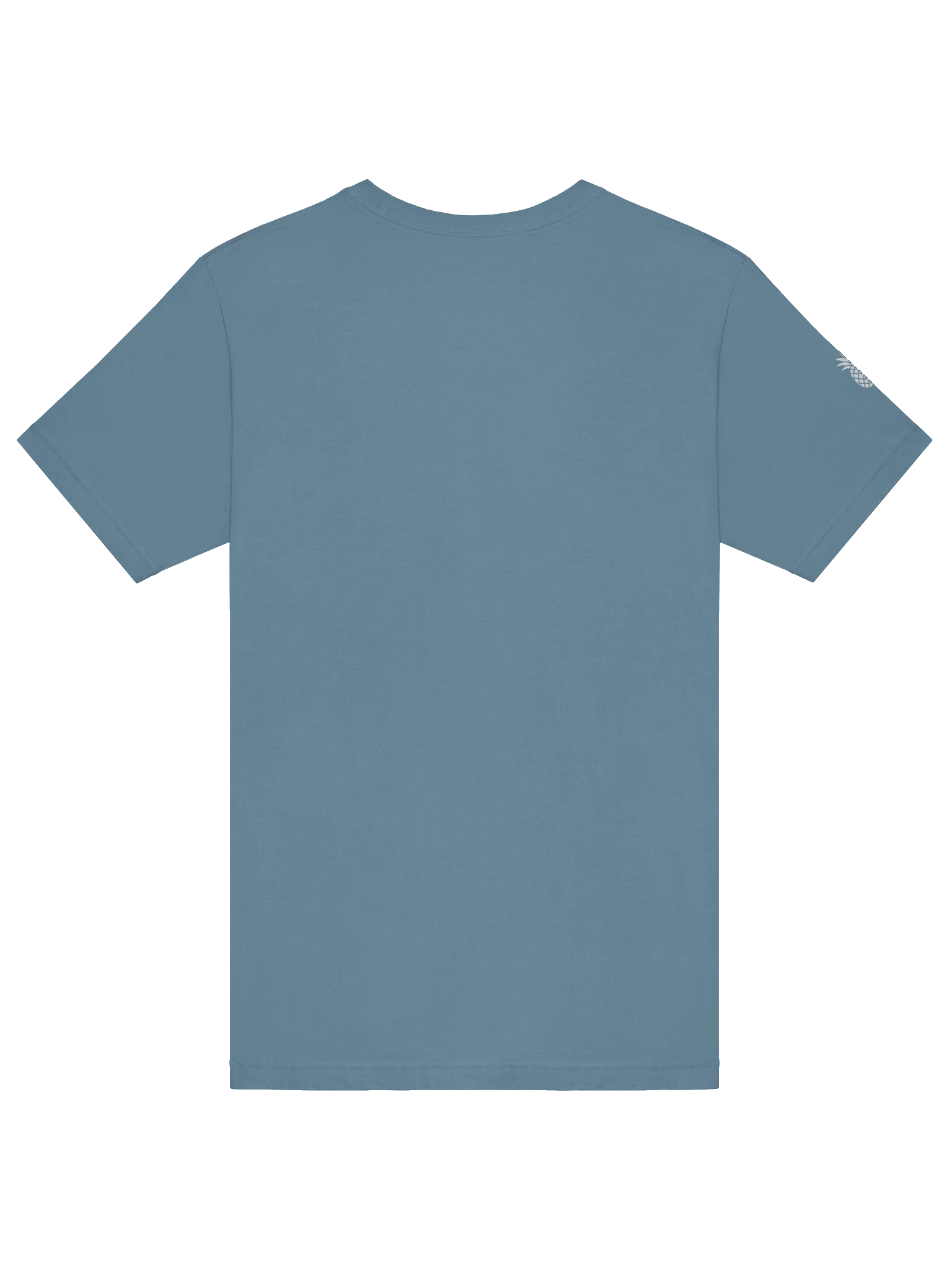 Lucky Pineapple Minimalist Sleeve Solid Color Unisex T-Shirt (Ocean Seaside Colors) product image (6)
