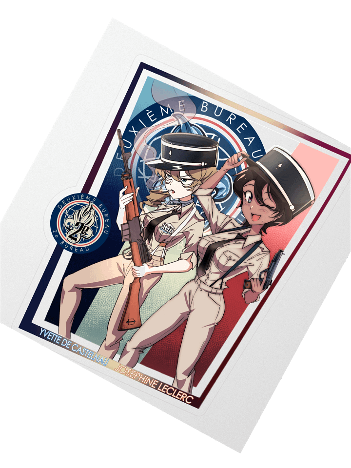 Deuxième Bureau Yvette et Josephine - ILLUSTRATED STICKER product image (2)