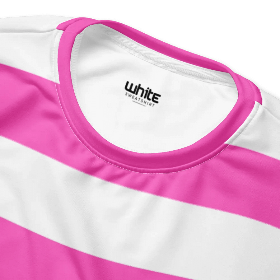 Pink and White Striped Sweatshirt product image (3)