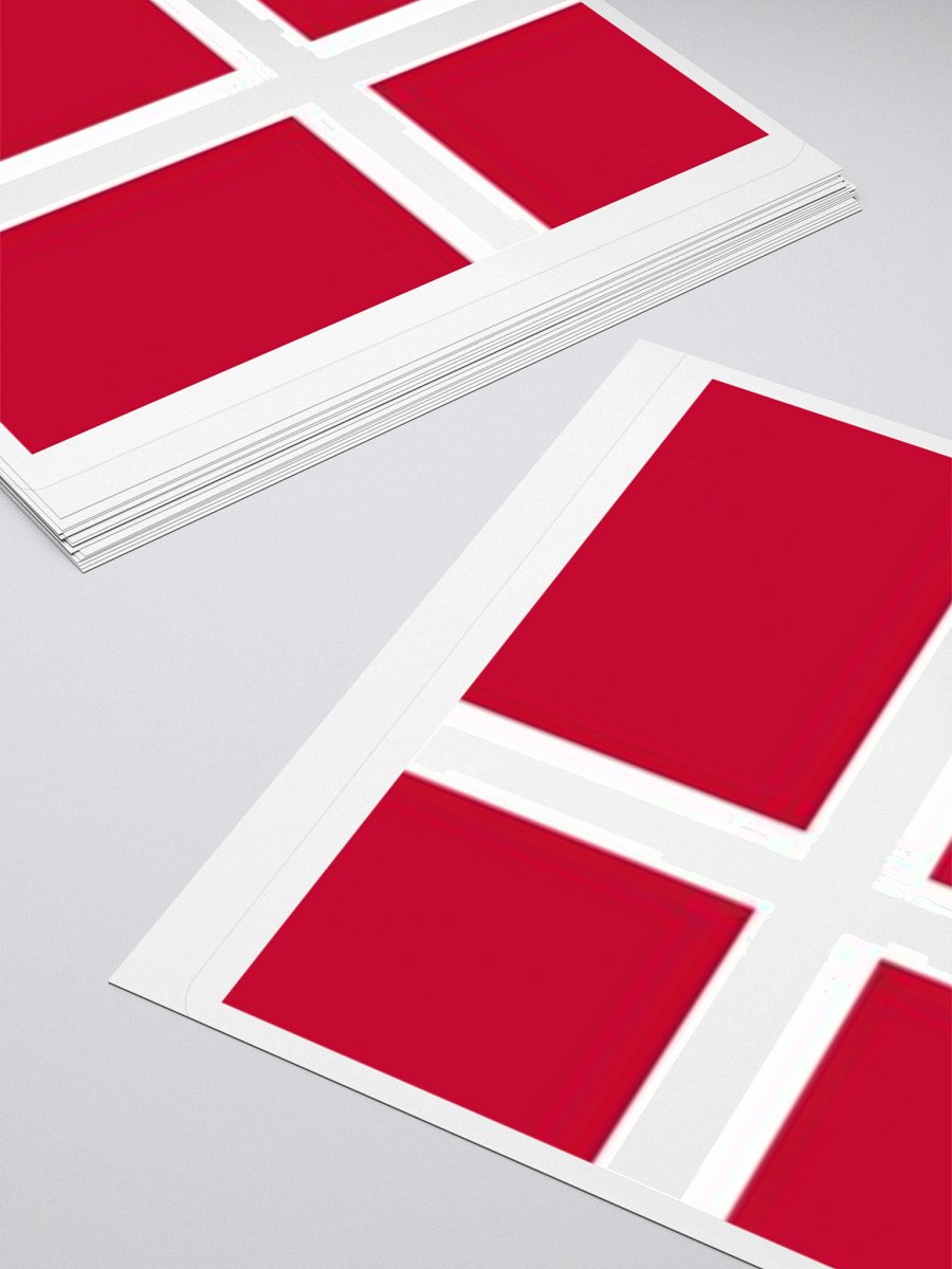 Denmark Flag Sticker | Nordic Cross Design | Durable Vinyl | 3 Sizes product image (11)