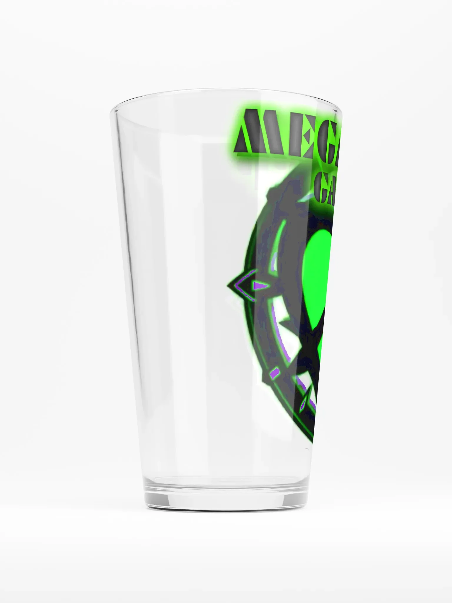 Neon Heart Gaming Shaker Pint Glass product image (2)