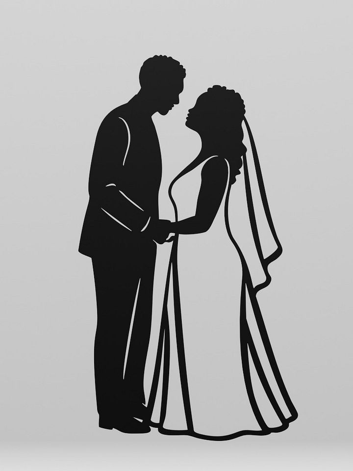 Wedding Couple 1 - Cake Topper product image (1)