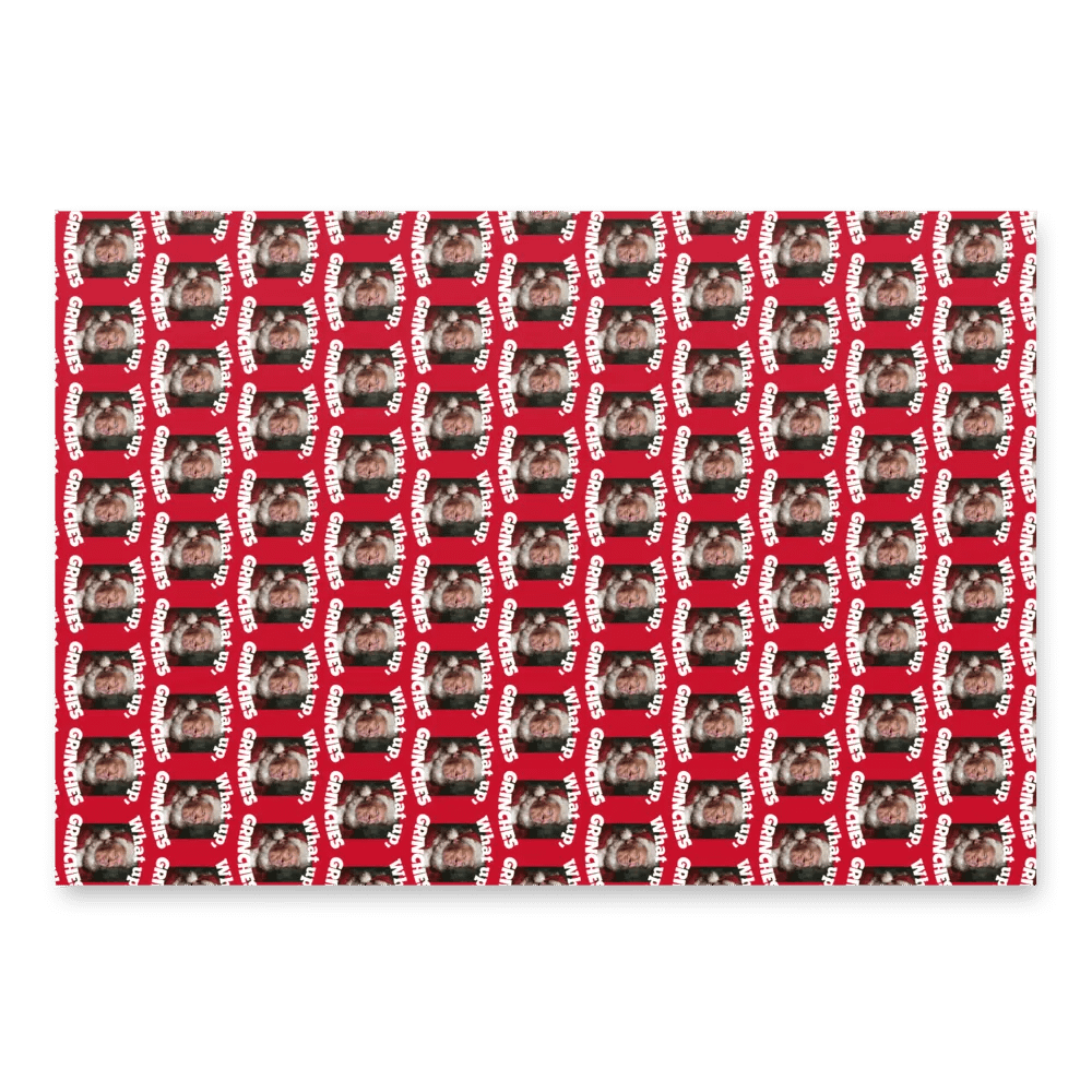 Trump & Biden Red Christmas Wrapping Papers product image (1)