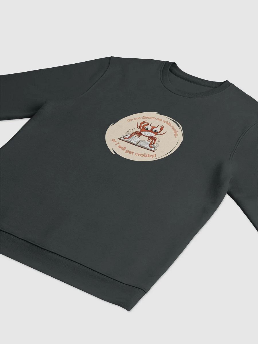 Do not Disturb Crab Book Lover Sweatshirt product image (5)