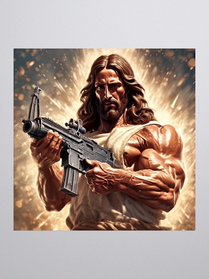 American Jesus Sticker product image (1)