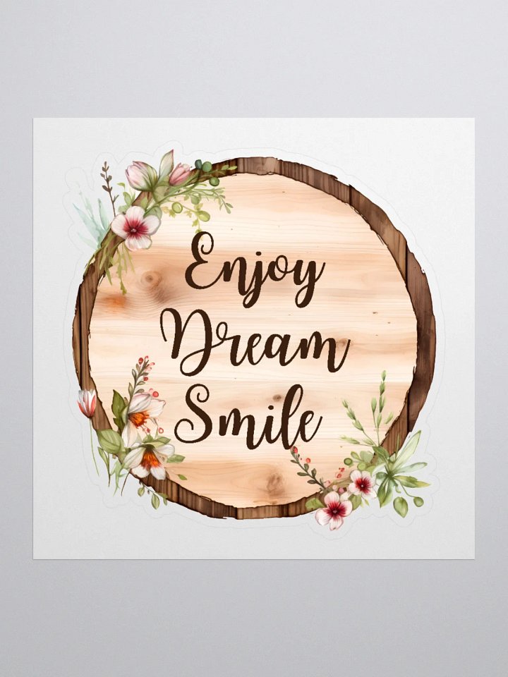 Enjoy Dream Smile (EDS) - floral sticker product image (2)