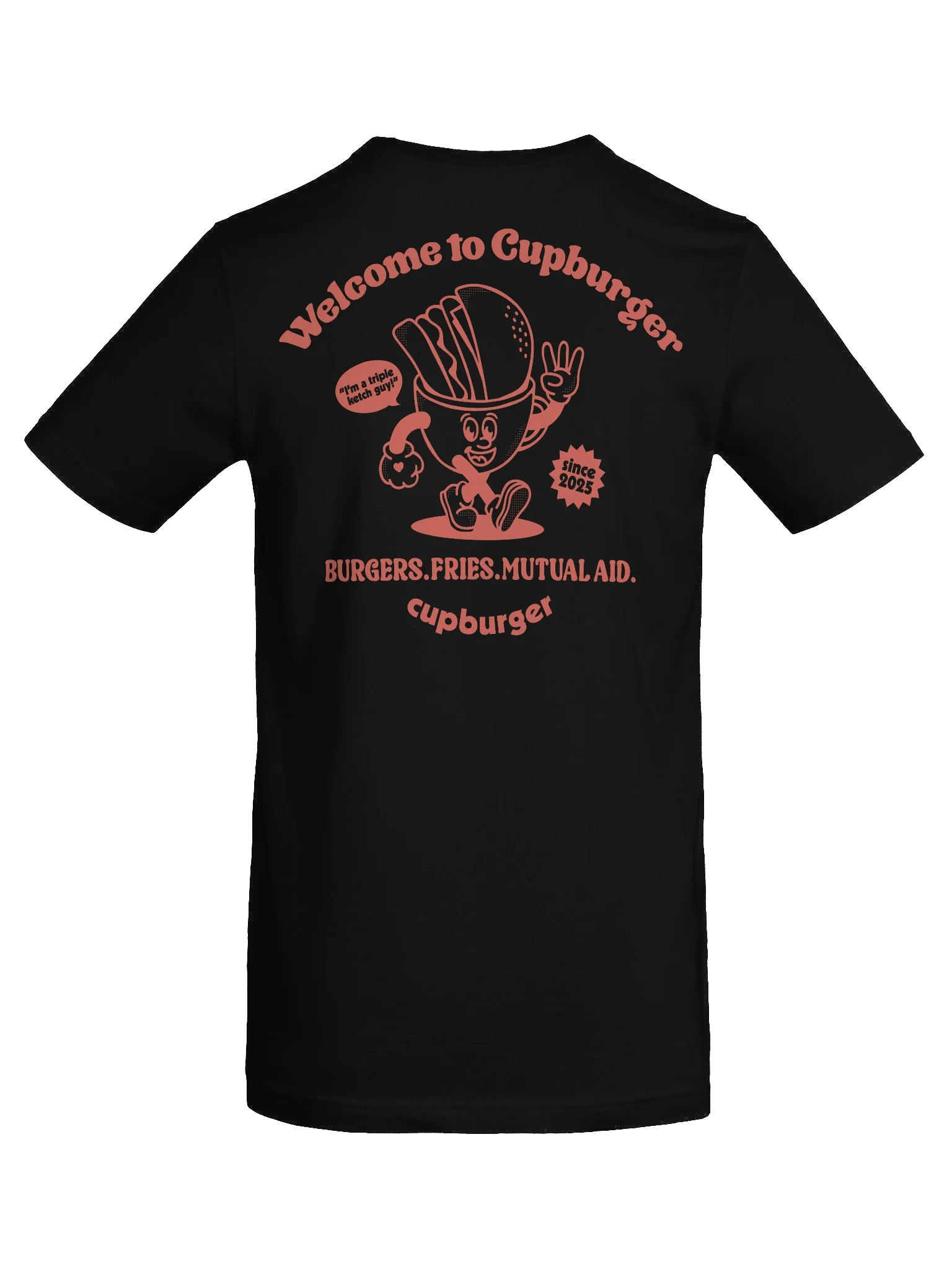 Cupburger "Fast Food" Black Tee product image (8)