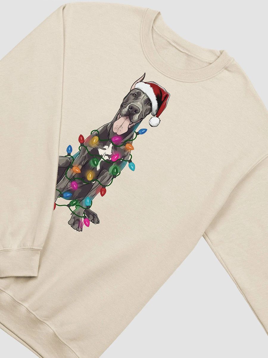 Funny Great Dane(Gray, Cropped Ears) Christmas Sweatshirt product image (23)