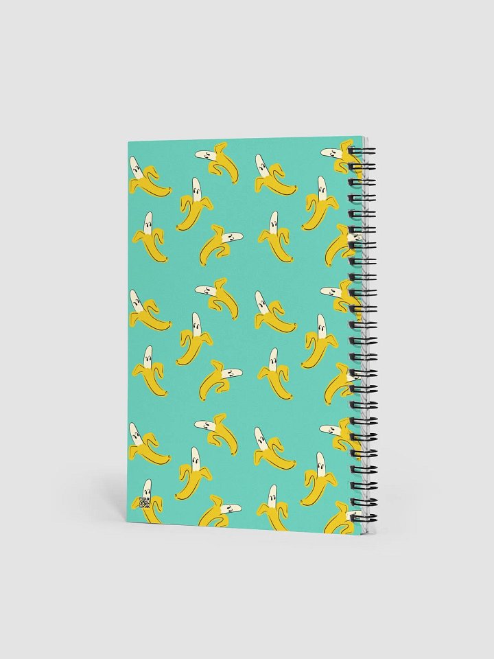 Banana Face Spiral Notebook product image (2)