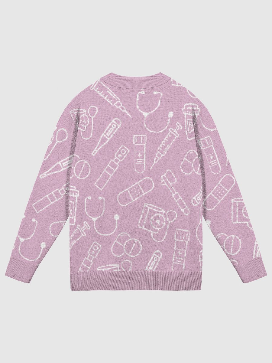 clinic cardigan (lilac) product image (2)