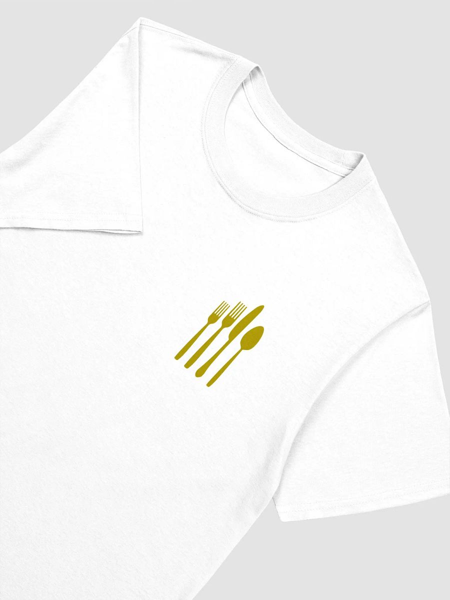 Cutlery Tee White product image (3)