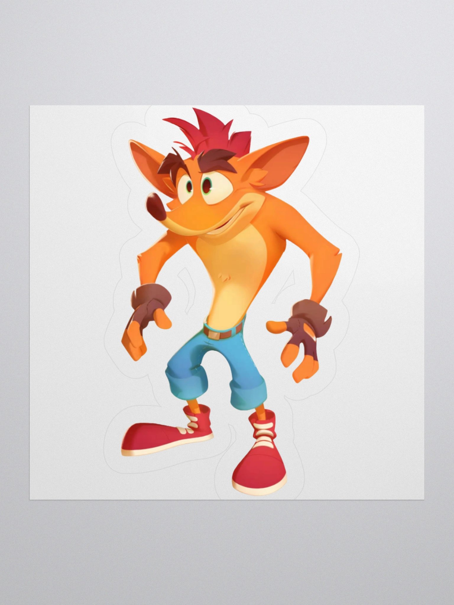 Crash Bandicoot Kiss Cut Stickers product image (2)