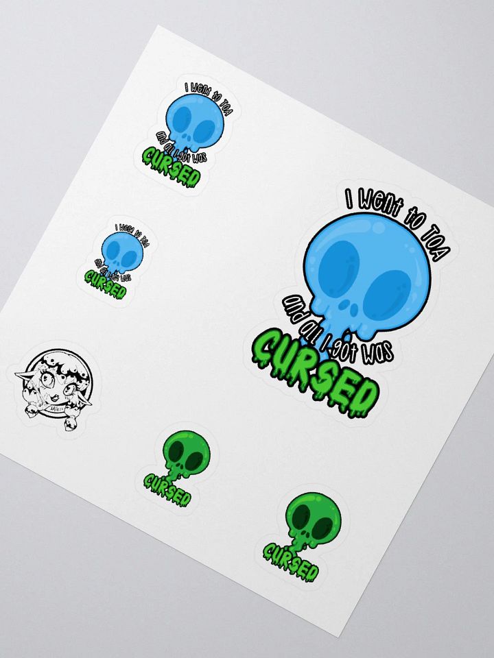 All I Got Was Cursed - Mage - Sticker Sheet product image (2)