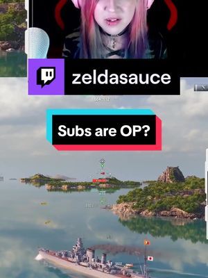 Everyone saying Subs are OP in #worldofwarships I have to disagree. #gamergirl #gaming #twitch #egirl 