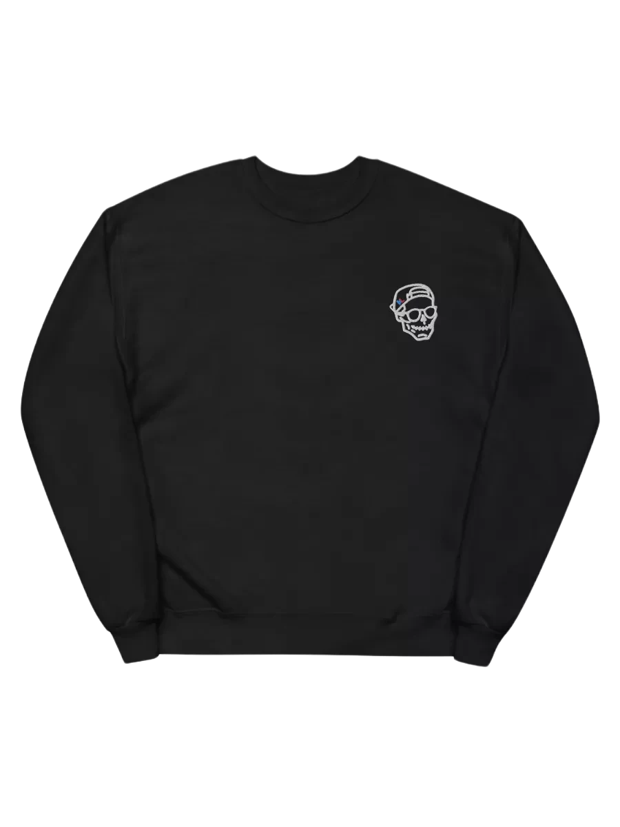 Skull Hanes Classic Crewneck (Embroidered) product image (1)
