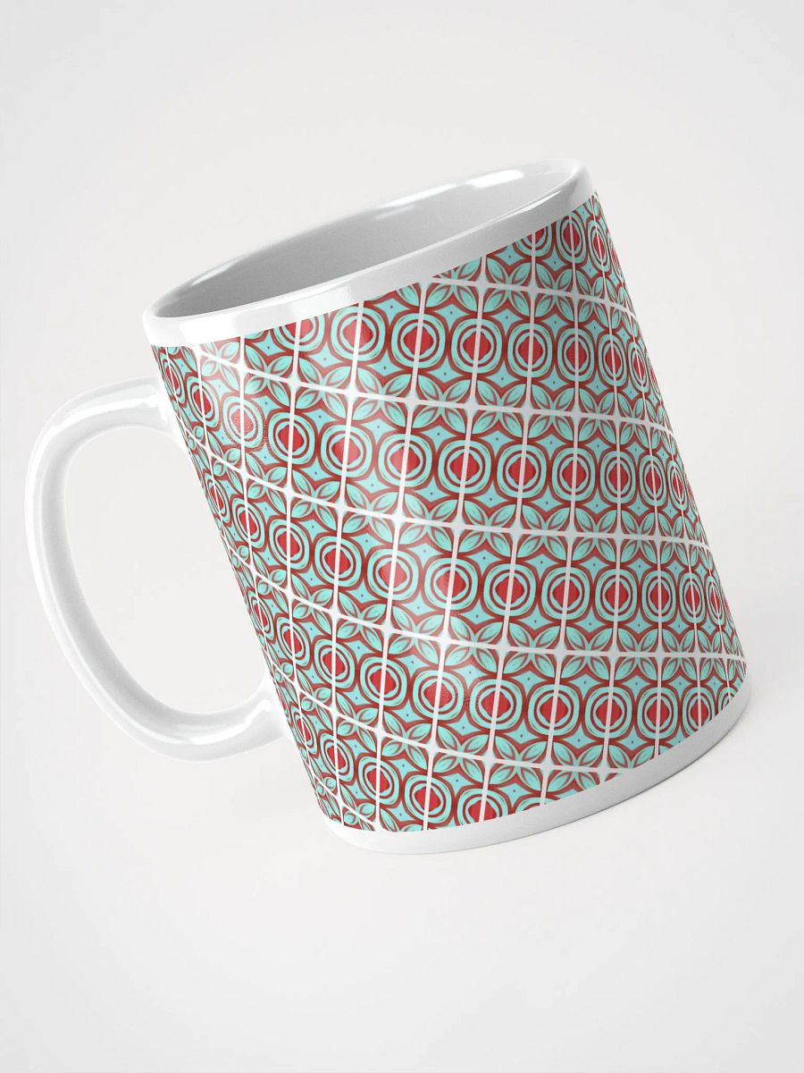 Blue & Red Diagonal Ceramic Mug product image (4)