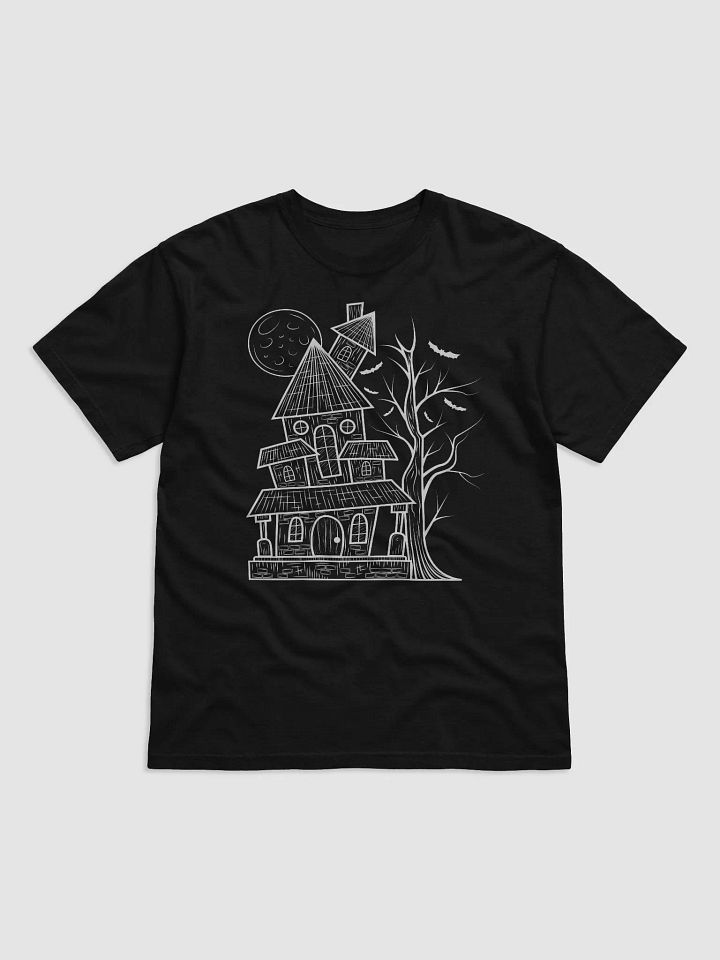 Halloween structure printed tee product image (2)