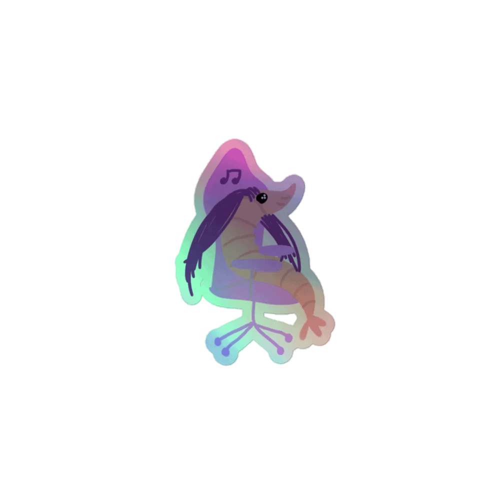 Gaymer Shrimp Sticker - Holographic product image (1)