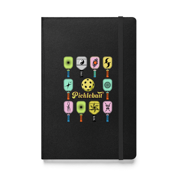 Pickleball Paddles Design Hardcover Journal product image (1)