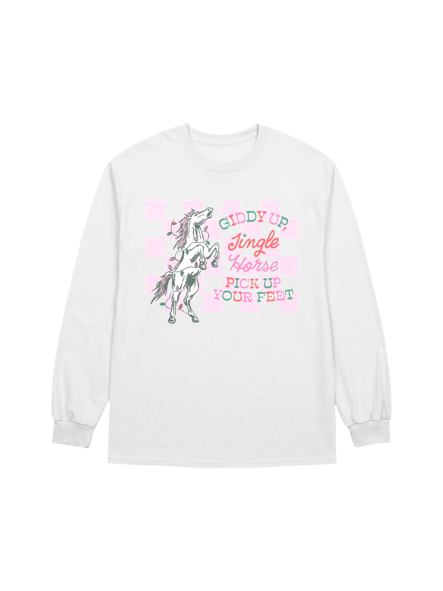 jingle horse printed long sleeve product image (2)