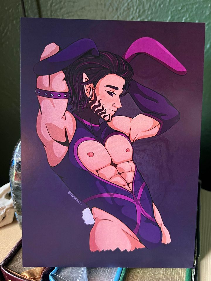 Bunny Boy Elias Print product image (2)